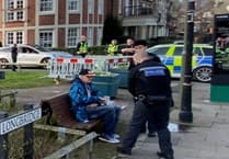 Man arrested by eight police officers in Farnham
