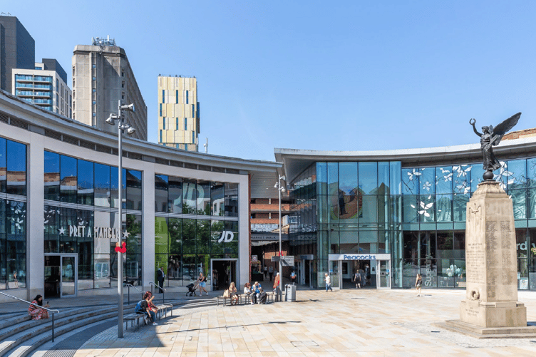 Victoria Place in Woking town centre