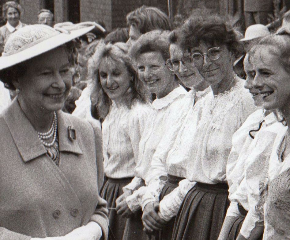 Susan Hidson (third from right)