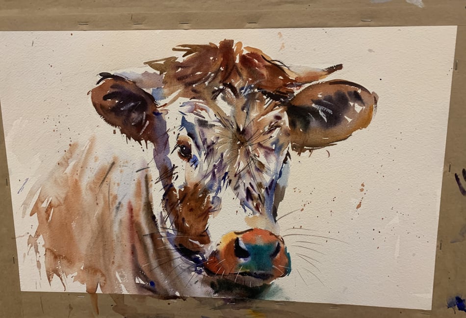 <p>Cow, by Jake Winkle</p>