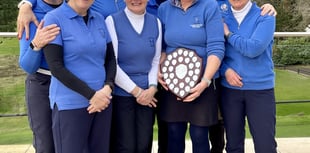 Petersfield Ladies win Winter Triple for third year running
