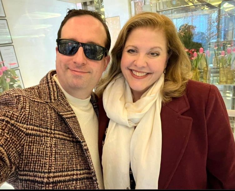 Farnham's high-flying author couple Jack Jewers and Ava Glass