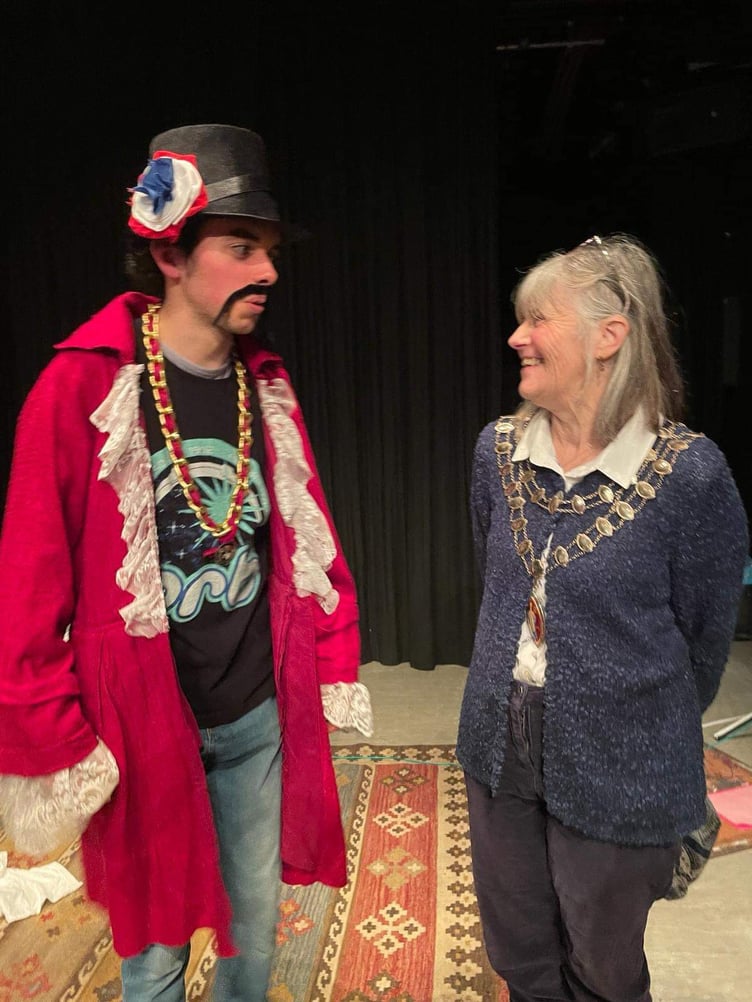 Images from ‘The Washing Machine of Destiny’ staged at Crediton Arts Centre.