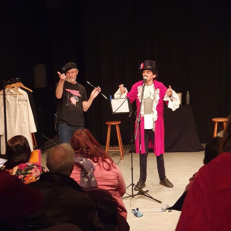 Images from ‘The Washing Machine of Destiny’ staged at Crediton Arts Centre.