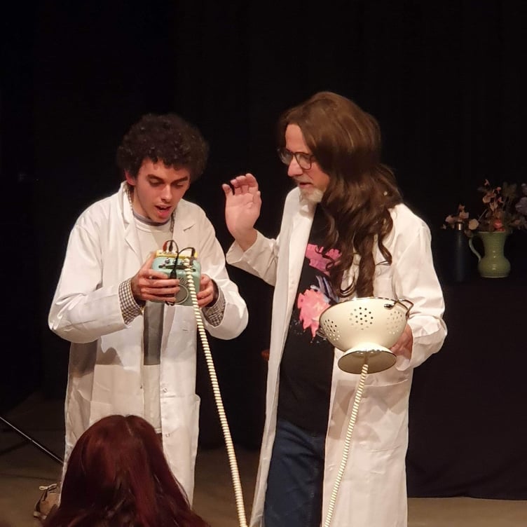 Images from ‘The Washing Machine of Destiny’ staged at Crediton Arts Centre.