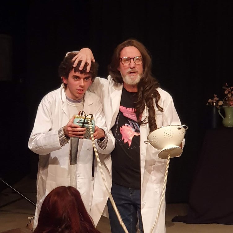 Images from ‘The Washing Machine of Destiny’ staged at Crediton Arts Centre.