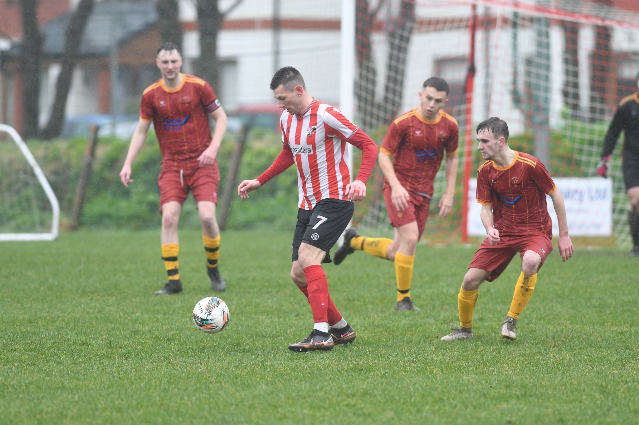 Lee Gale stole the show with a hat-trick for Peel against Marown to earn his ninth Team of the Week call-up of the season already (DK240217 (067))