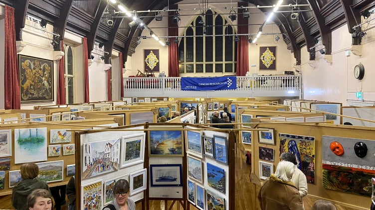 Last year’s exhibition raised £11,300 for charity