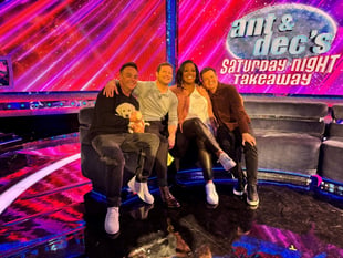 Ant and Dec meet Dogs for Autism assistance Labrador puppy Buddy
