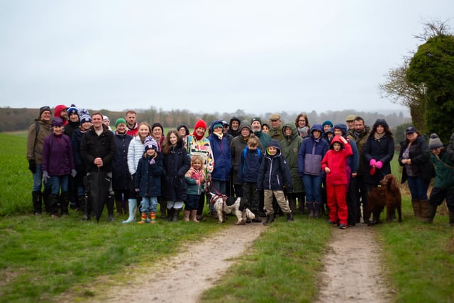 Save Neatham Down campaigners highlight its beauty on nature walk 
