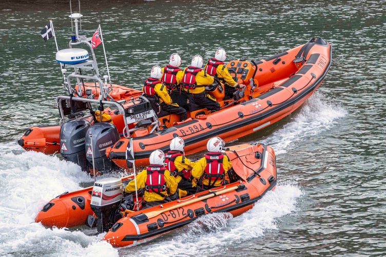 Lifeboats used by Looe RNLI today