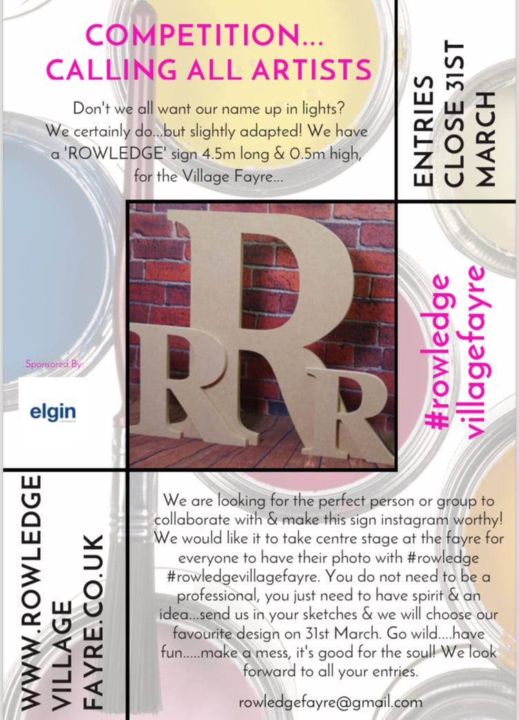Rowledge Village Fayre poster