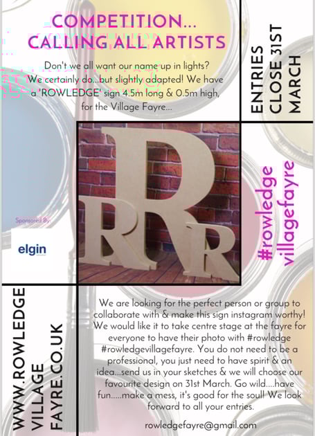 Rowledge Village Fayre poster