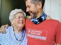 <p>Dementia Champion Alastair Shanks and his granny Molly</p>