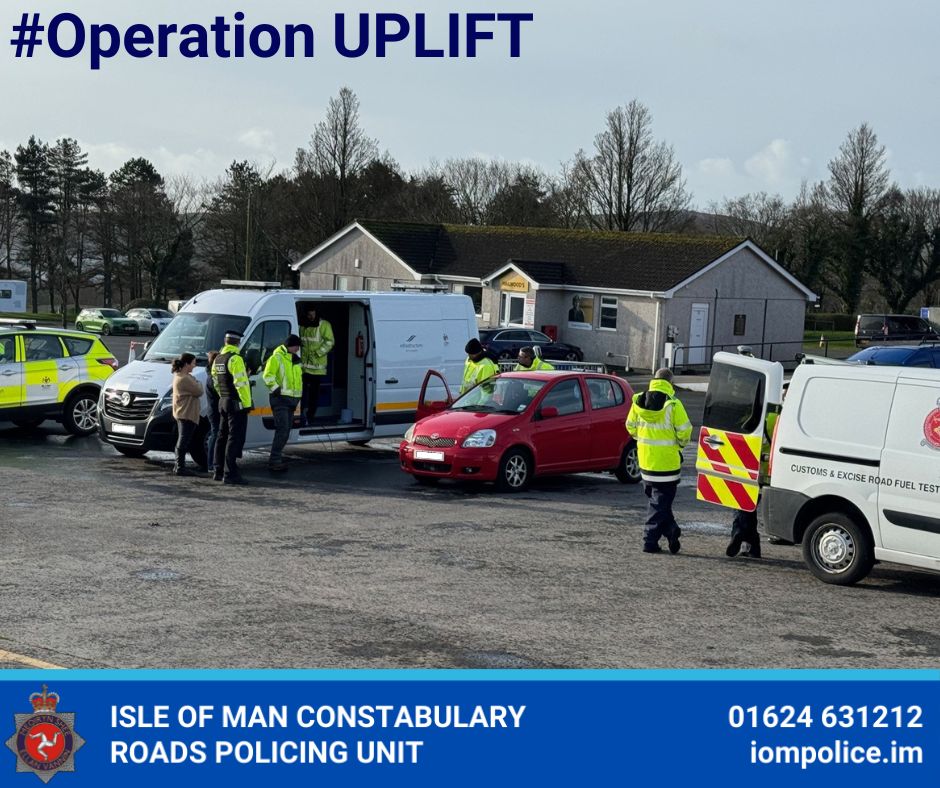 Police carry out roadside checks at the Grandstand