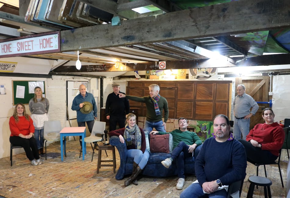 <p>The Winton Players are rehearsing for their pantomime Jack and the Beanstalk.</p>