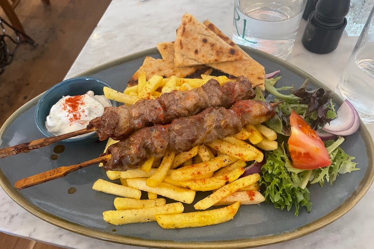 Lamb Souvlaki Downing Street Farnham