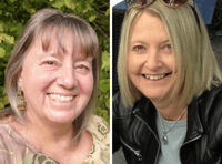 <p>Poets Linda Daruvala (left) and Coral Rumble will appear at St Mark's Church in Upper Hale this Saturday</p>