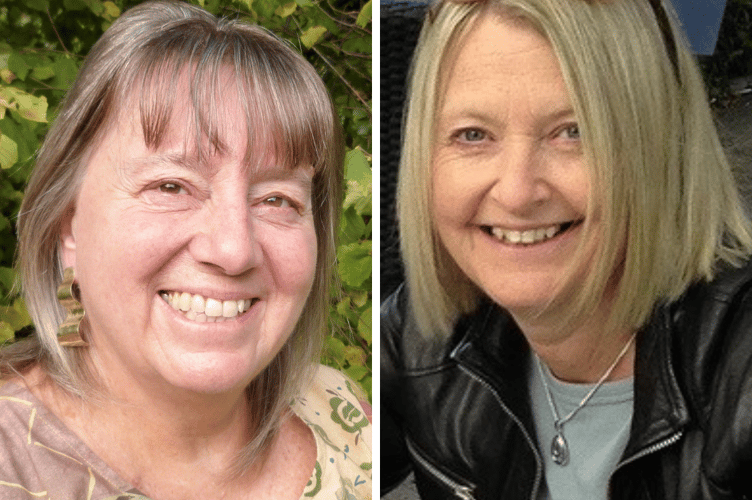 Poets Linda Daruvala (left) and Coral Rumble will appear at St Mark's Church in Upper Hale this Saturday