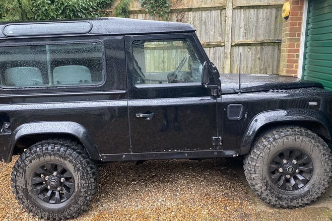 Land Rover stolen from Weyhill car park Haslemere