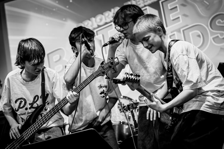 Granite, a six-piece band from Highfield and Brookham School in Liphook, proved they’re made of stern stuff after belying their age in a school music competition
