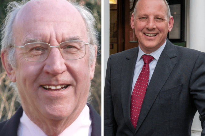 Councillor and former owner of Coffee Diem in Lion & Lamb Yard, George Murray (right), is to take over as Farnham Residents leader from long-serving councillor John Ward (left)