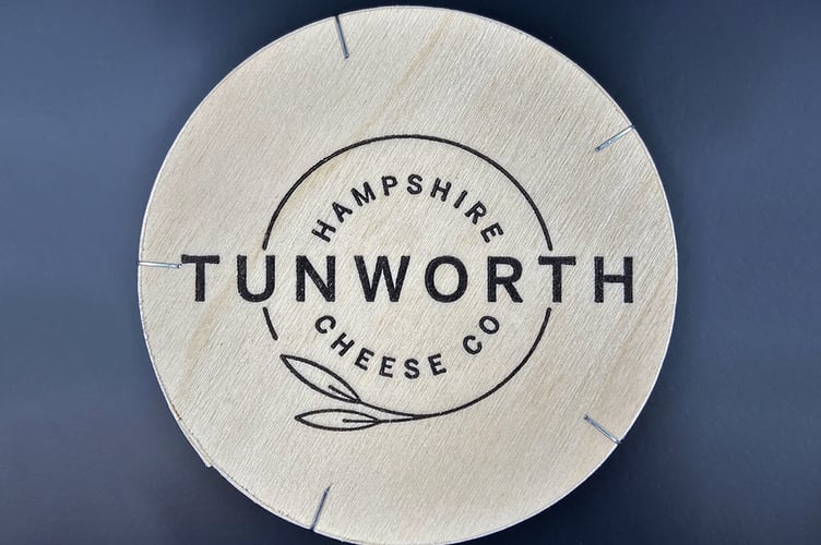 Tunworth is described by the Hampshire Cheese Company as a "very British Camembert" – a soft, white-rinded cheese reminiscent of its French cousin