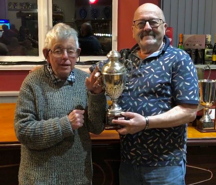 The League Pairs winners Alan Graham and Dave Medlen
