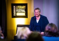 Hugh Bonneville drops Downton bombshell at Farnham Literary Festival