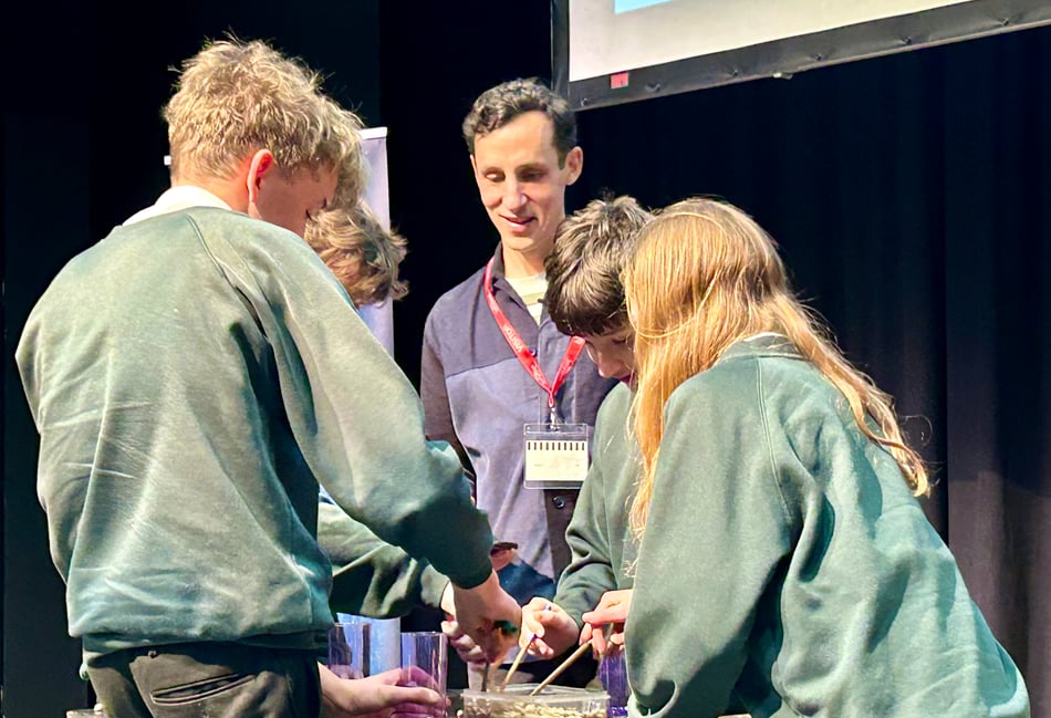 <p>Neuroscientist Ben Martynoga inspires young minds at Weydon School</p>