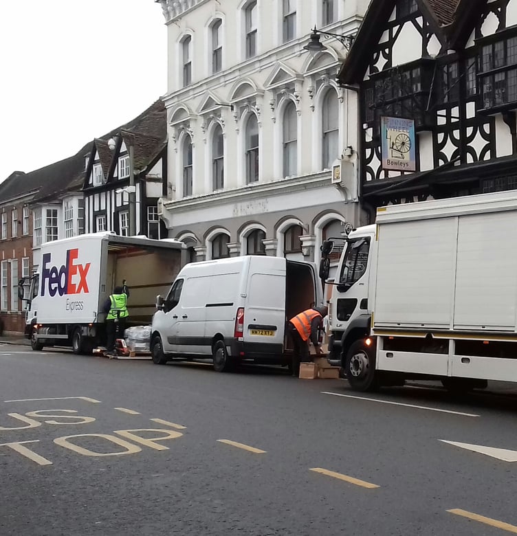Farnham is plagued with illegal parking, writes Winston Burrows, the worst location being right slap bang in the middle of the proposed town centre changes in The Borough where a procession of delivery vehicles can be seen on most weekdays.