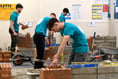 Pictures show students putting skills to the test in competition