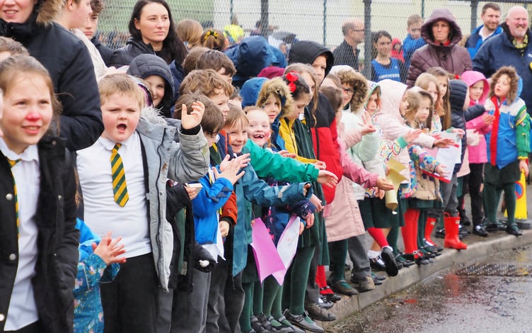 The event was blessed with typical Cornish weather
