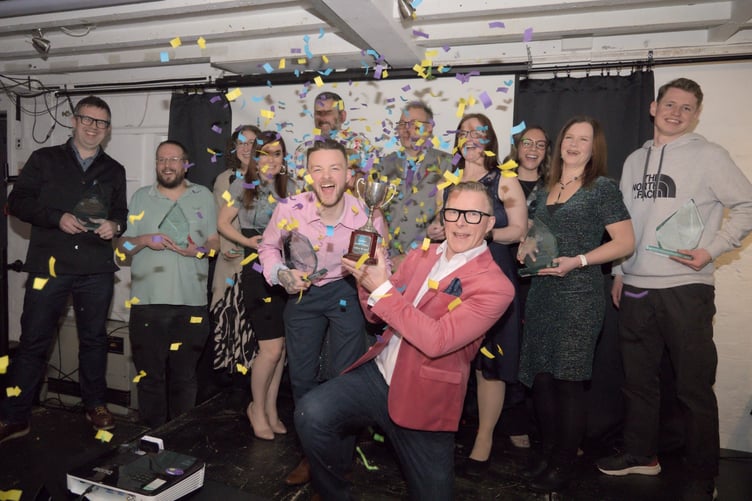 Farnham Town Running Club award winners celebrate