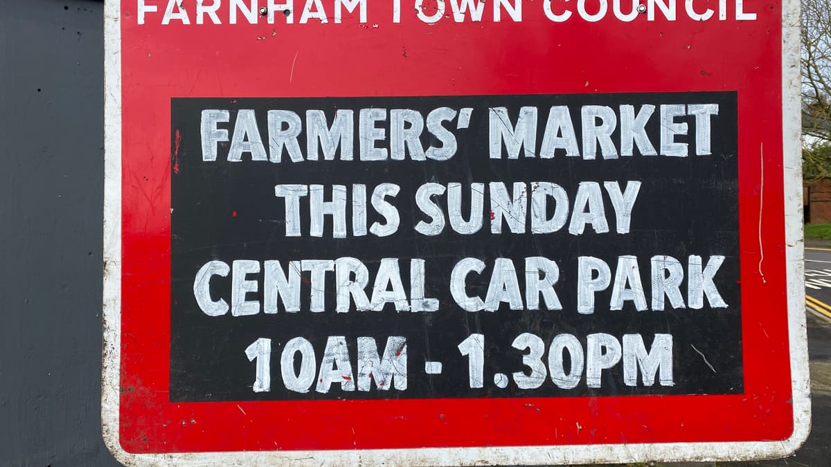 Farmers' market returns to Farnham town centre car park this weekend