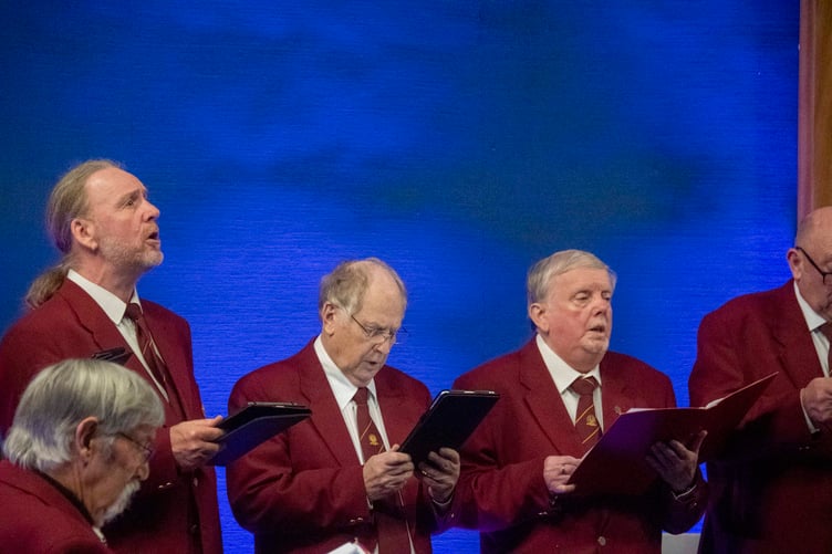 Drybrook & District Male Voice Choir performing Land Between Two Rivers
