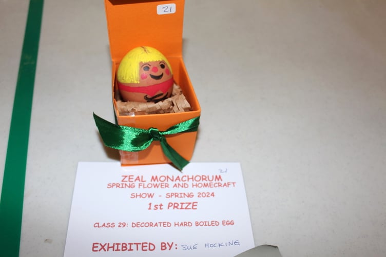 One of the decorated eggs. SR 9572