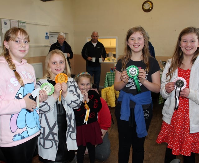 Easter feel to Zeal Monachorum Flower and Homecraft Show
