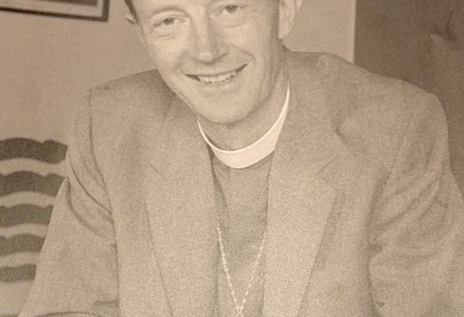 <p>The Right Reverend Michael Adie CBE was Bishop of Guildford from 1983 to 1994</p>