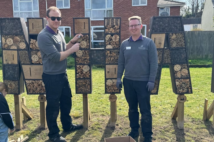 Haskins is a keen supporter of Green Up Britain’s sustainability mission, making the Farnham bug hotel project an ideal partnership