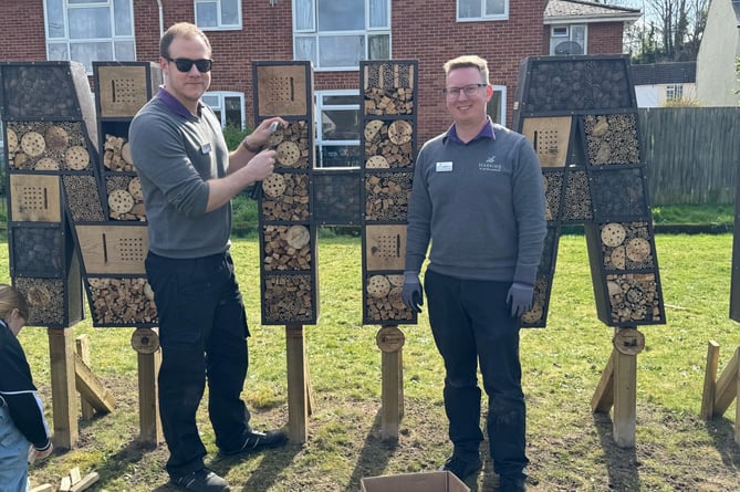 Haskins is a keen supporter of Green Up Britain’s sustainability mission, making the Farnham bug hotel project an ideal partnership