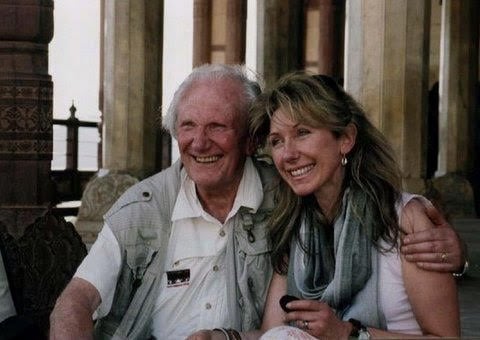 Mandy with her father David Shepherd. 