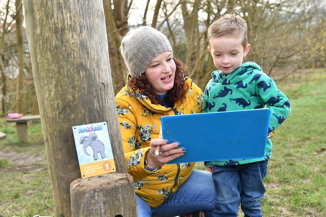 Families can either enjoy a leisurely walk around the park whilst finding the markers, or challenge themselves to see how quickly they can find all the markers and return to the staff desk for a surprise!