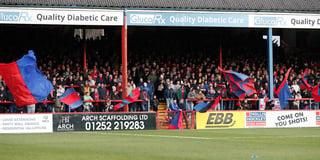 East Bank capacity expanded for Aldershot Town's next two home games