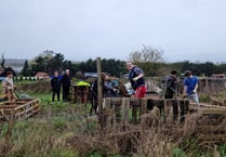 Enthusiastic young helpers brighten the day at Farnham Community Farm