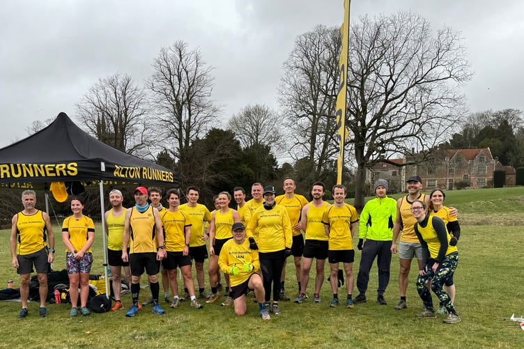 The Alton Runners team ready to go (Photo: Douglas Maclean)
