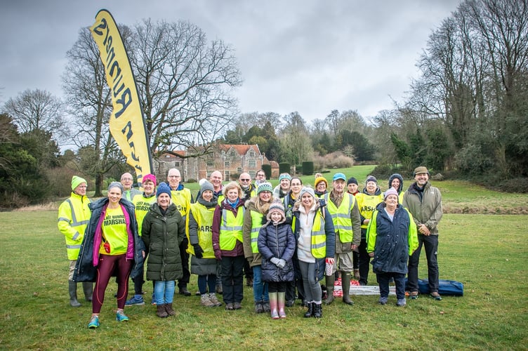 Some of the volunteers ready for action (Photo: Douglas Maclean)