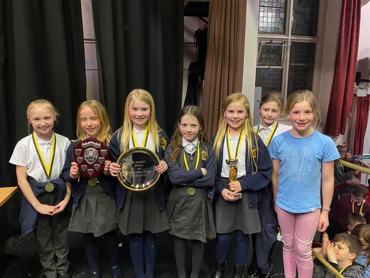 Year 3/4 girls from Burraton came 1st