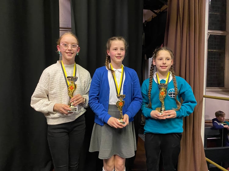 Florrie Zin from Carbeile came 1st, Tilly Day from Dobwalls came 2nd and Daisy Elliot from Brunel came 3rd