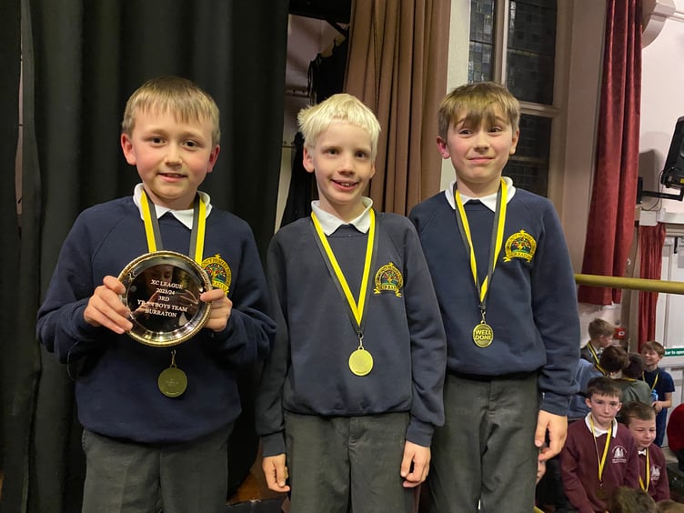 Year 3/4 boys from Burraton came 3rd